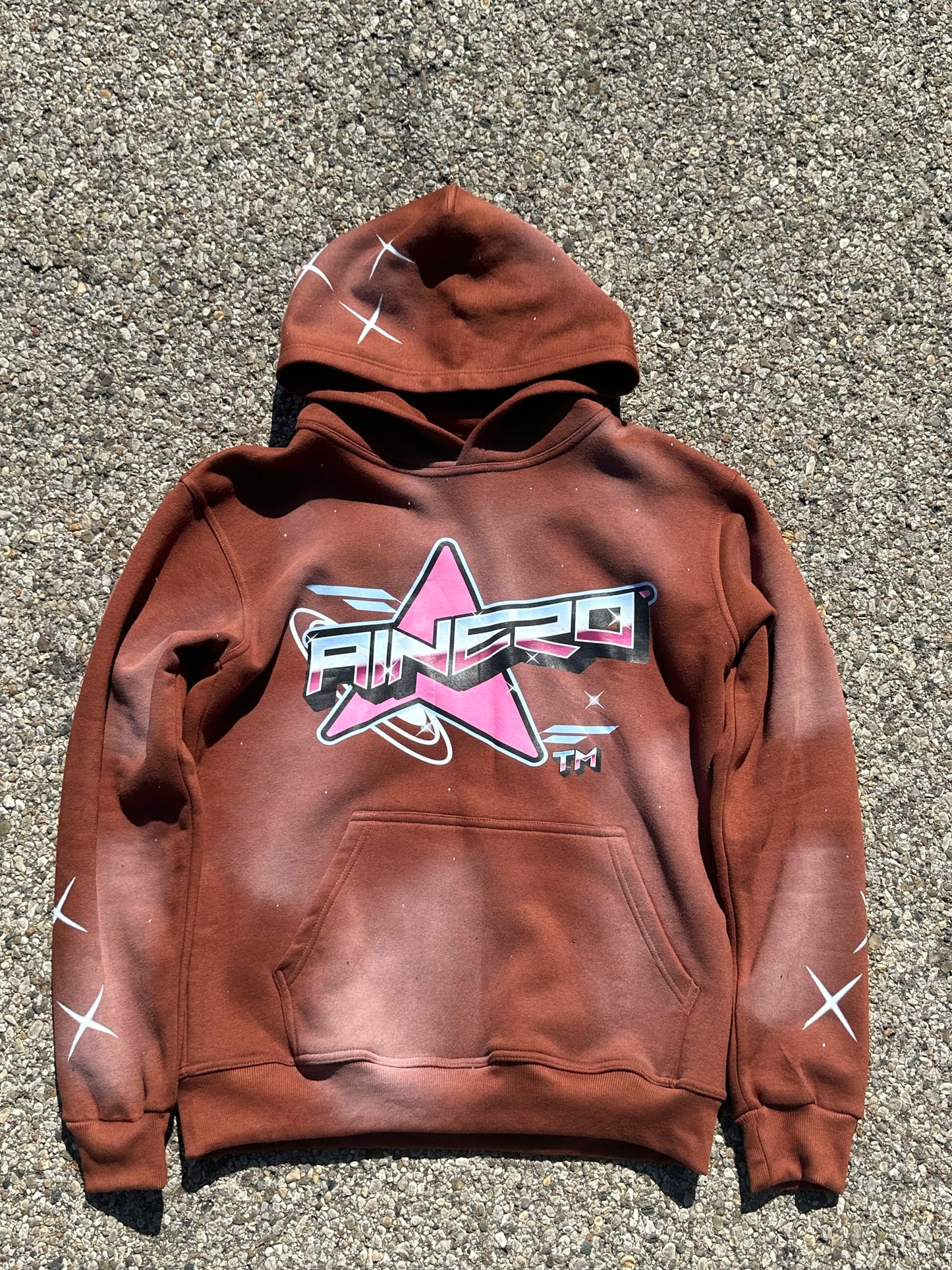 "BROWN SUNBURNED" HOODIE